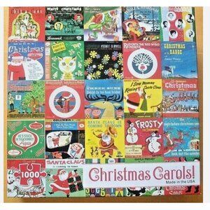 PUZZLE-1000 PC. CHRISTMAS CAROLS 19.25" X 26.625" MADE IN USA-SEALED